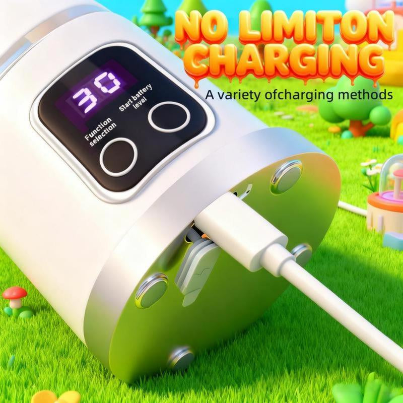 The Ultimate Portable Blender! Rechargeable USB & Compact for Smoothies on the Go - Perfect for Travel, Back to School & Gym! Leak-Proof Design, Makes Shakes & Baby Food in Seconds Cup Juicer Rechargeable Mini Blender Vegetables