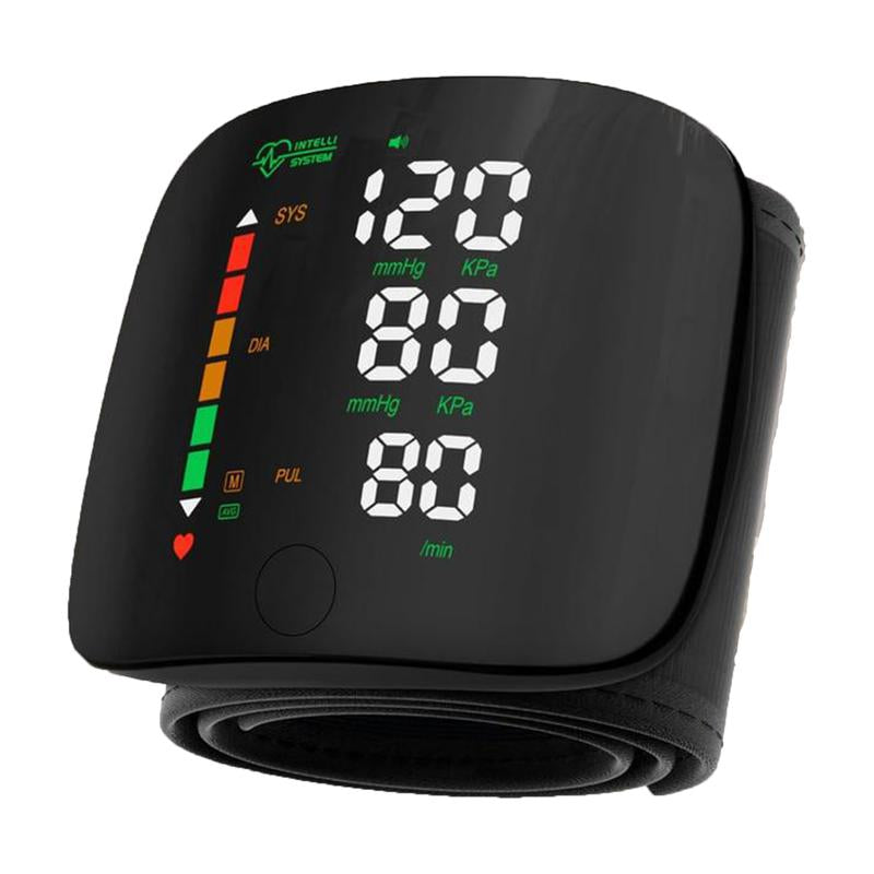 Wrist Blood Pressure Monitor Led Display,Touch Screen Wrist Blood Pressure Cuff 99X2 Reading Memory Wrist Bp Monitor with Carrying Case,Health Monitoring Adjustable.