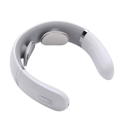 New Smart Neck Shoulder Muscle Massager Electric Heat Relaxation You Body Anytime USB Charging White