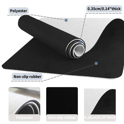 Letter Pattern Door Mat, We Are Covered Psalms 91 Print Non-Slip Floor Mat, Decorative Mat for Home, Religious Doormat